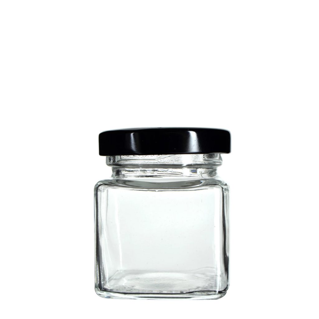 Glass Square Jars 2 oz | Glass Square Jars | Glass Jars | Jars | Buy Now