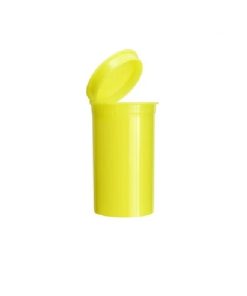 Opaque Lemon Pop Top Containers