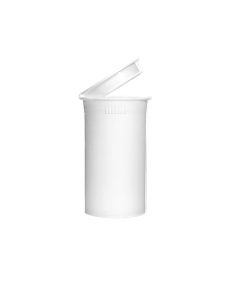 19 Dram Opaque White Pop Top Containers