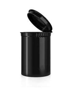 30 Dram Opaque Black Pop Top Containers