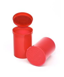 30 Dram Opaque Strawberry Pop Top Containers