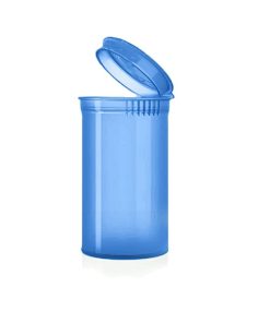 Translucent Blue Pop Top Containers